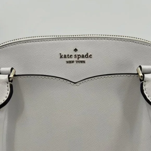 kate spade White Dome Payton Satchel | Leather, Convertible - Picture 3 of 11
